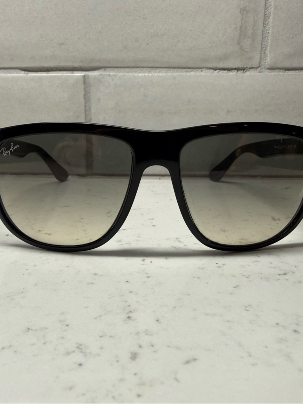 Ray-Ban Black Frame with Gray Gradient Lenses Sunglasses